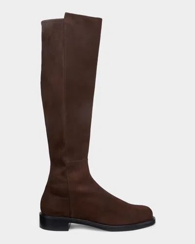 Stuart Weitzman 5050 Gisele Suede Over The Knee Boots In Multi