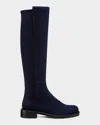 Stuart Weitzman 5050 Gisele Suede Over The Knee Boots In Nice Blue/