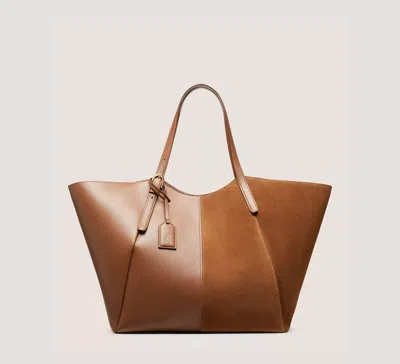 Stuart Weitzman 5050 Gogo Tote In Brown