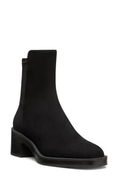 Stuart Weitzman 5050 Kaia Bootie In Black Suede