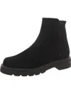 Stuart Weitzman 5050 Lift Bootie Womens Suede Ankle Ankle Boots In Black
