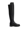 Stuart Weitzman High Leather Ankle Boots With Block Heel