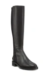 Stuart Weitzman 5050 Leather Lug-sole Knee Boots In Black