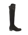 Stuart Weitzman 5050 Over-the-knee Boots In Black Suede In Black
