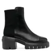 Stuart Weitzman Panelled Leather 75mm Chelsea Boots In Black