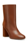 Stuart Weitzman Strut Mixed Leather Ankle Booties
