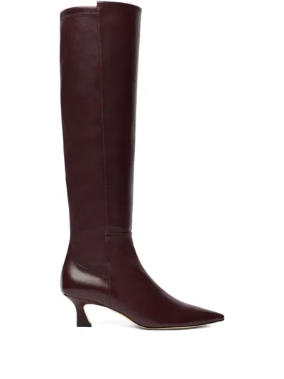 Stuart Weitzman 50mm 5050 Vinnie Boots In Brown
