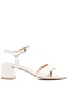 Stuart Weitzman 50mm Dayna Sandals In Neutrals