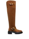 Stuart Weitzman 50mm Emerson Moto Boots In Brown