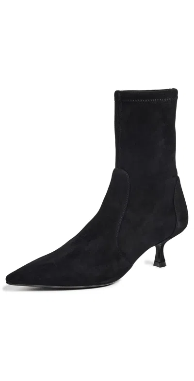 Stuart Weitzman 50mm Naomi Booties Black