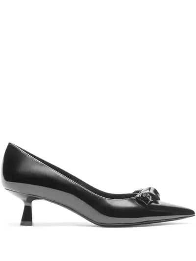Stuart Weitzman Woman Pumps Black Size 6.5 Leather
