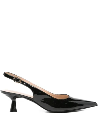 STUART WEITZMAN 50MM SLINGBACK POINTED-TOE PUMPS
