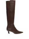Stuart Weitzman 50mm Vinnie Boots In Brown