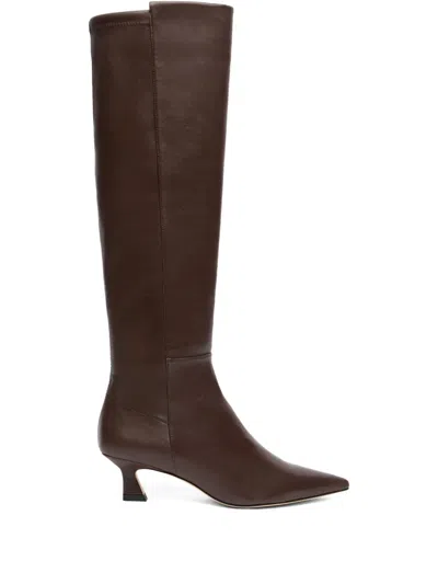 Stuart Weitzman 50mm Vinnie Boots In Brown