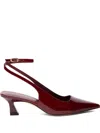 Stuart Weitzman 50mm Vinnie Strap Pump In Red