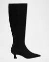 Stuart Weitzman 50mm Vinnie Suede Knee-high Boots In Multi