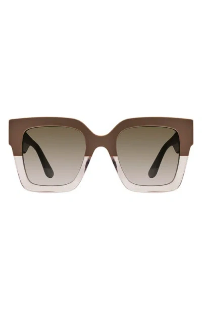 Stuart Weitzman 51mm Gradient Square Sunglasses