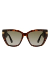 Stuart Weitzman 53mm Gradient Cat Eye Sunglasses