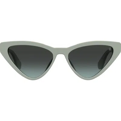 Stuart Weitzman 55mm Cat Eye Sunglasses In Gray