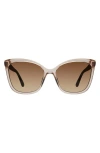 Stuart Weitzman 56mm Gradient Butterfly Sunglasses