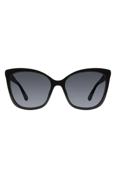 Stuart Weitzman 56mm Gradient Butterfly Sunglasses