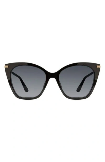 Stuart Weitzman 56mm Gradient Cat Eye Sunglasses