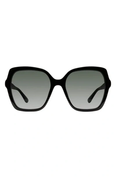 Stuart Weitzman 56mm Gradient Square Sunglasses