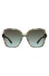 Stuart Weitzman 56mm Gradient Square Sunglasses