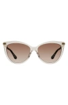 Stuart Weitzman 57mm Gradient Butterfly Sunglasses