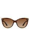 Stuart Weitzman 57mm Gradient Butterfly Sunglasses