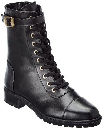 Pre-owned Stuart Weitzman $595  Women's Thalia Combat Booties Black Multi Sizes Nwb