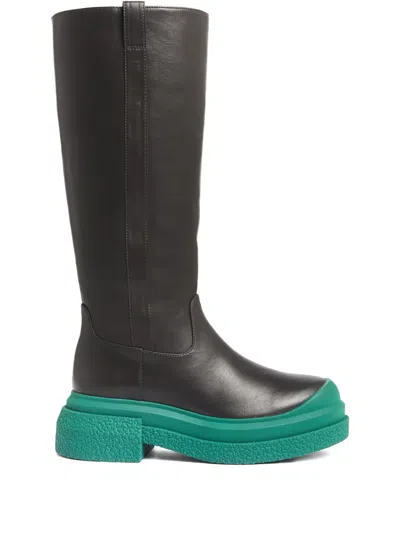 STUART WEITZMAN 60MM CHARLI SPORTLIFT KNEE-HIGH BOOTS