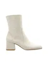 Stuart Weitzman 60mm Leather Heeled Boots In White
