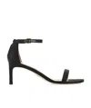 Stuart Weitzman Open-toed High-heeled Sandals In Black