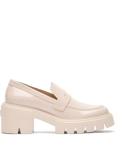 Stuart Weitzman 60mm Soho Loafers In Neutrals