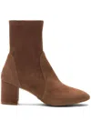 Stuart Weitzman 60mm Yuliana Ankle Boots In Brown