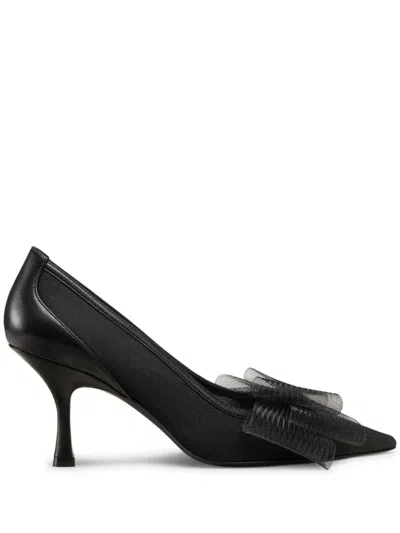 Stuart Weitzman 75mm Blushing Bow Pumps In Black