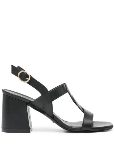STUART WEITZMAN 75MM IBIZA LEATHER SANDALS
