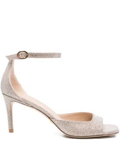 Stuart Weitzman 75mm Nudistia Sandals In Neutral