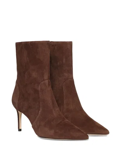 Stuart Weitzman 75mm Pointed Boots In Brown