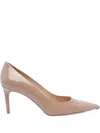 Stuart Weitzman Pointed Toe Patent Leather High Heel Pumps