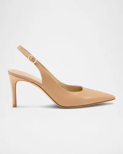 Stuart Weitzman 75mm Stuart Power Leather Slingback Pumps In Multi