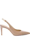 Stuart Weitzman 75mm Stuart Power Pointed Sling-back Pumps In Multi