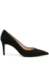Stuart Weitzman Anny 70 Pointed-toe Suede Court Shoes