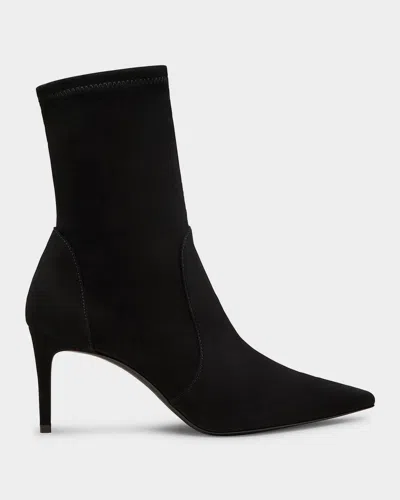 STUART WEITZMAN 75MM STUART POWER SUEDE BOOTIES