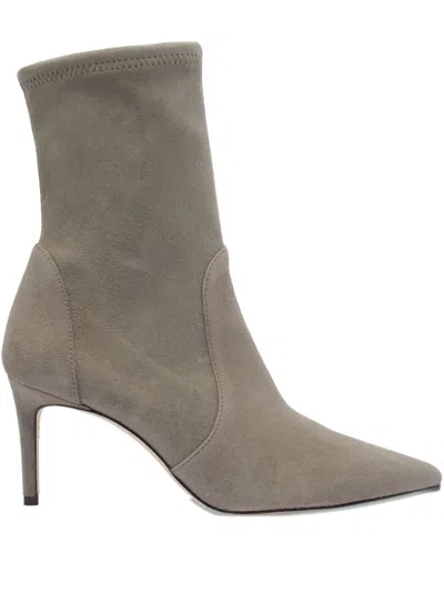 Stuart Weitzman 75mm Suede Heeled Boots