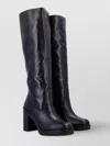 Stuart Weitzman 80 Block Heel Knee-high Leather Boots