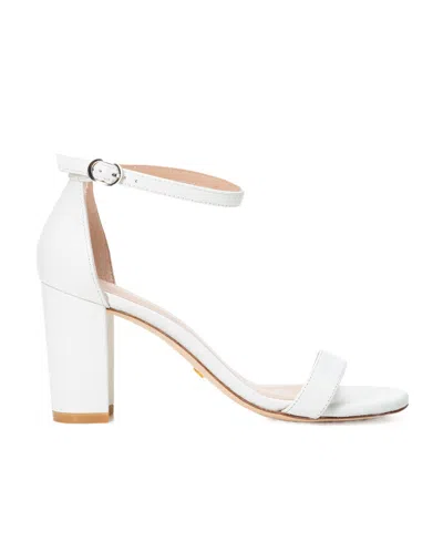 Stuart Weitzman 80mm Buckled Ankle-strap Sandals In White
