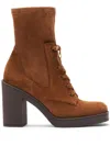 Stuart Weitzman 80mm Everitt Boots In Brown