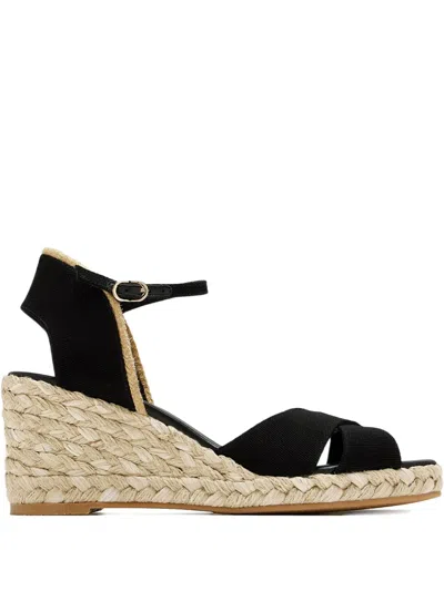 Stuart Weitzman 80mm Mirela Ii Ankle-strap Espadrille Wedges